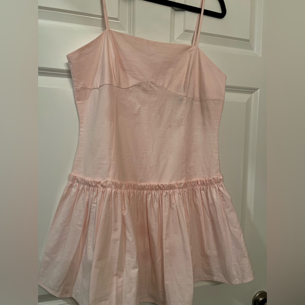 Babydoll mini dress pink
